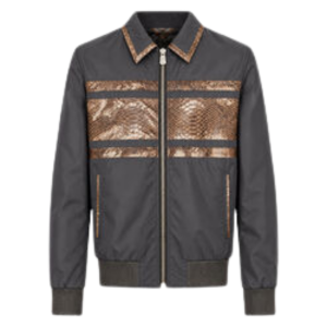Nylon Jacket With Python